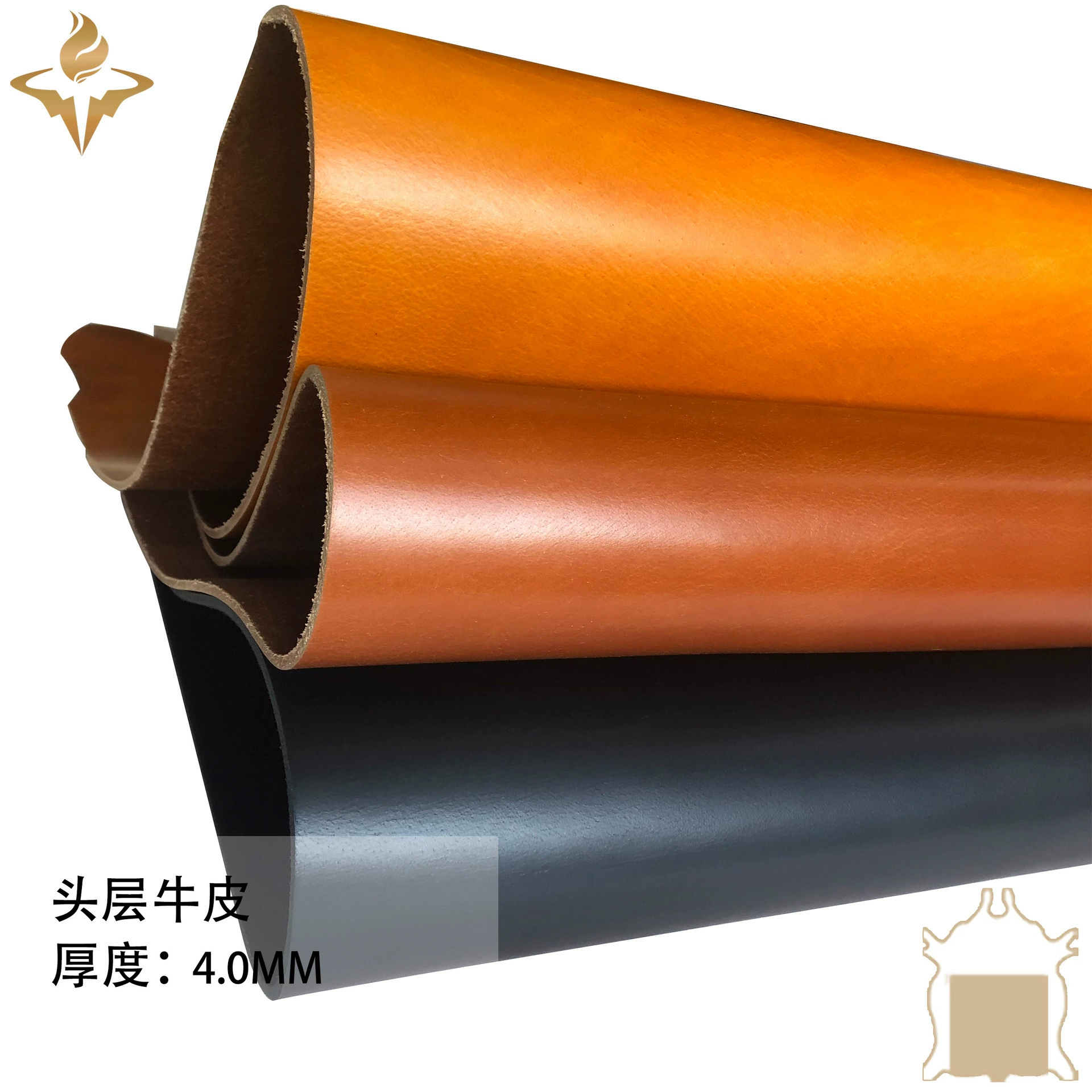 Прямые поставки с фабрики: вощеная верхняя кожа из коровьей кожи растительного дубления 3,5-4 мм, трехсторонняя прямая, ручная работа, материал для сумок и ремней своими руками.