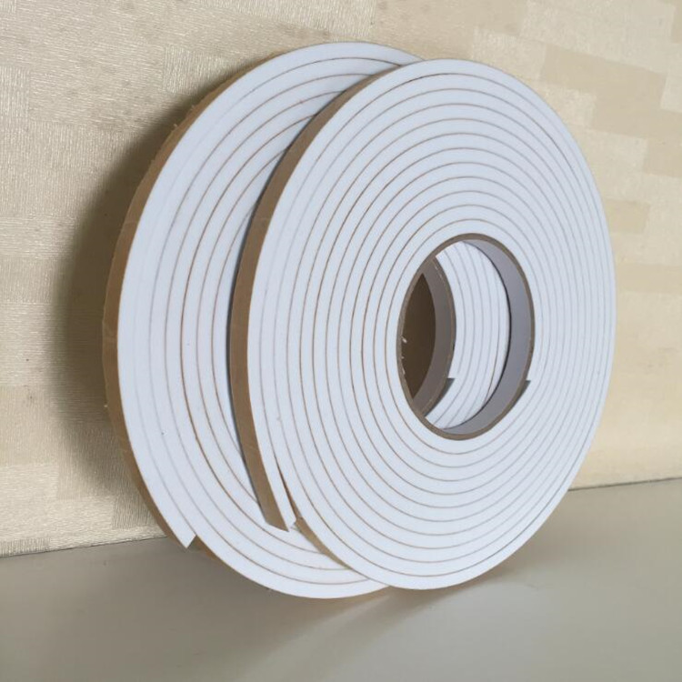 厂家自产自销PE白色双面泡棉胶带，苏州衍腾电子生产泡棉双面胶粘