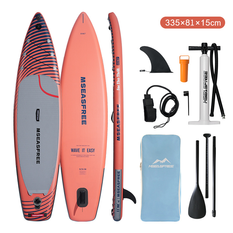 Tablero de remo inflable MS Free Mountain Sea SUP Tablero de remo de pie Pesca Tablero vertical Tablero de pulpa Barco en el mar