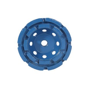 Concrete φ125 diamond double-row bowl grinding floor diamond grinding block stone coarse