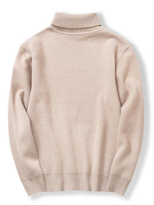 2025秋冬新作 ハイネックセーター メンズ 韓国風 ニットセーター インナー ベースレイヤー 裏起毛 厚手 長袖