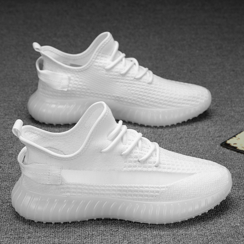 莆田椰子男鞋夏季透气薄款网面运动休闲软底跑步小白潮鞋