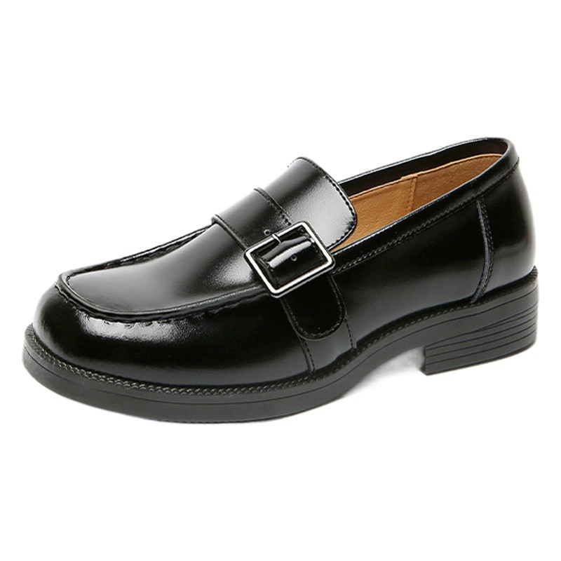 Заказ ~ Ретро кожаные туфли с круглым носком женские Ретро коричневые туфли на плоской подошве в британском стиле без шнуровки