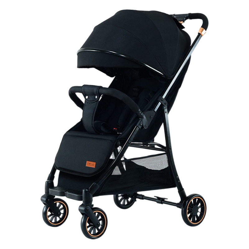 El cochecito de bebé puede sentarse y acostarse con vista alta, cochecito ligero plegable que absorbe los golpes, cochecito para niños, cochecito de bebé