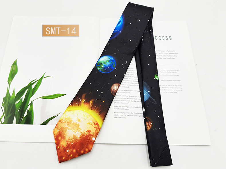 Fabricante spot impresión digital corbata de hombre estilo de Hong Kong moda retro casual animal divertido hecho a mano estilo 8cm