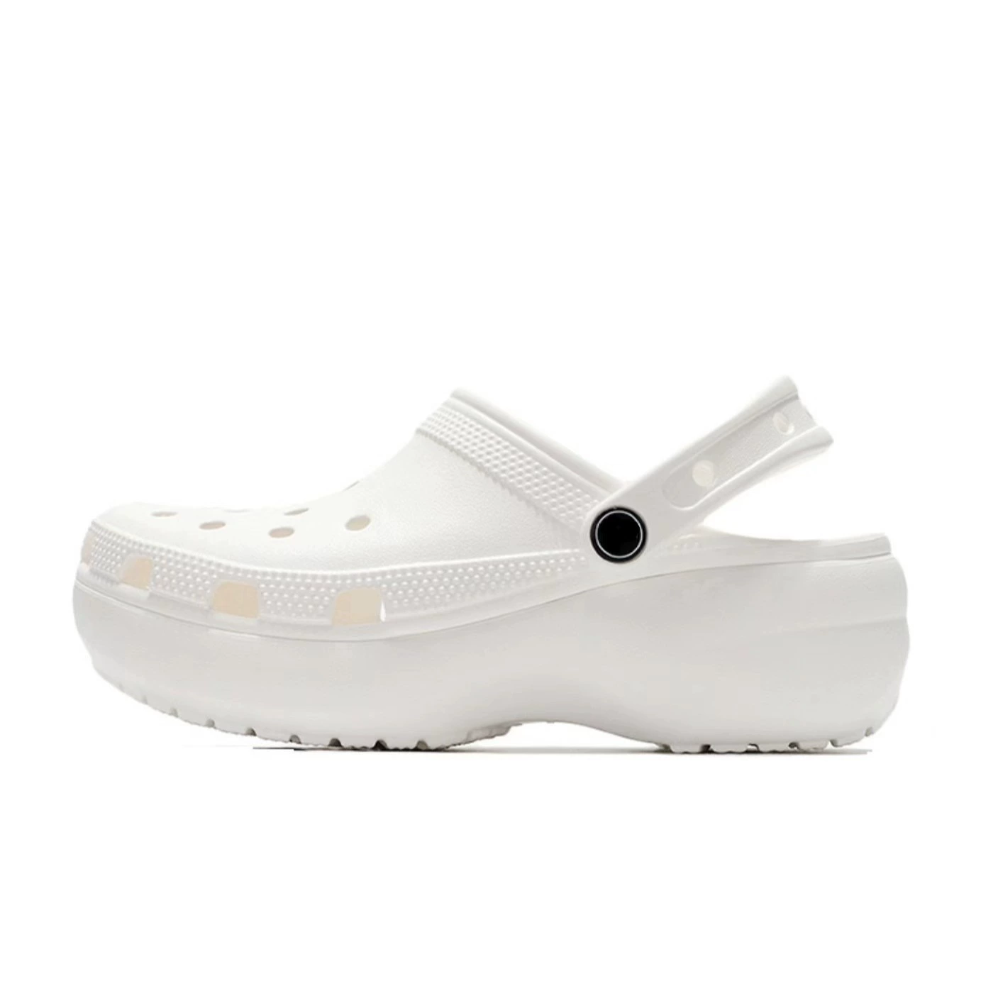 Сандалии с толстой подошвой Star Yunduo Женские Crocs с толстой подошвой 5 см, поднятые носки, сандалии и тапочки, пляжная обувь