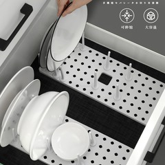 家庭用多機能碗皿水切り棚ワイングラス水切り棚コップスプーン収納盤伸縮可能台置き収納神器