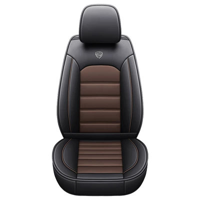 Cross-Border Foreign Trade Full-Coverage: Seat cushion, seat cover - black-coffee-color-single-seat