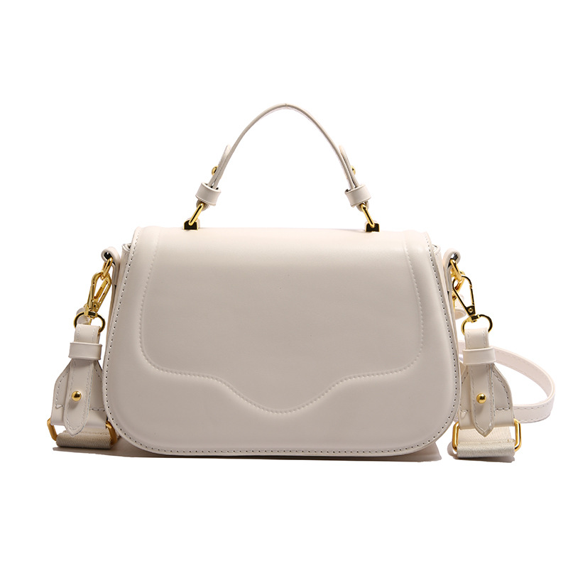 Bolso de moda coreano 2025 verano nuevo bolso femenino simple bolso de hombro ancho bolso de mensajero diario