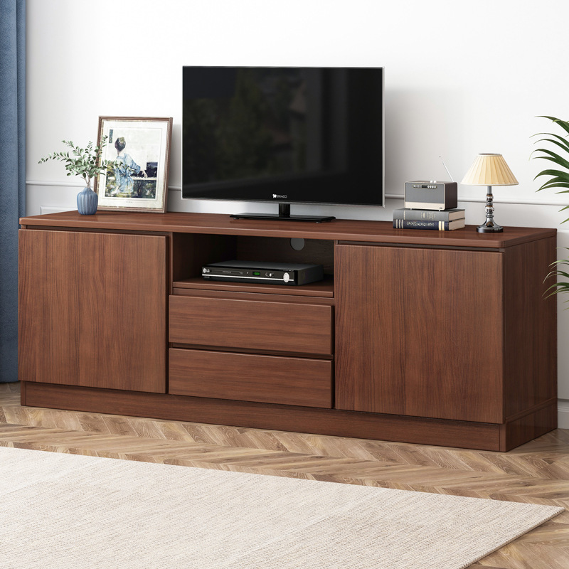 Gabinete de TV gabinete de mesa de café gabinete de piso alto gabinete de TV gabinete de almacenamiento de sala de estar pequeño apartamento Luz de lujo dormitorio combinación gabinete de pared