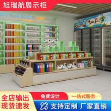 文具店专用中岛架加粗立柱防震结构试卷系统金属包边防刮擦展示台