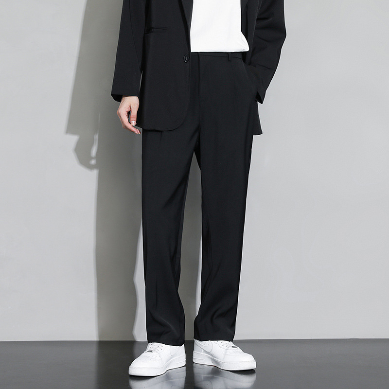 Men's Dress Pants Spring and Autumn New Professional Formal Suit Casual Trousers High-End Straight-Leg Long Pants Men's Dress Pants Spring and Autumn New Professional Formal Suit Casual Trousers High-End Straight-Leg Long Pants