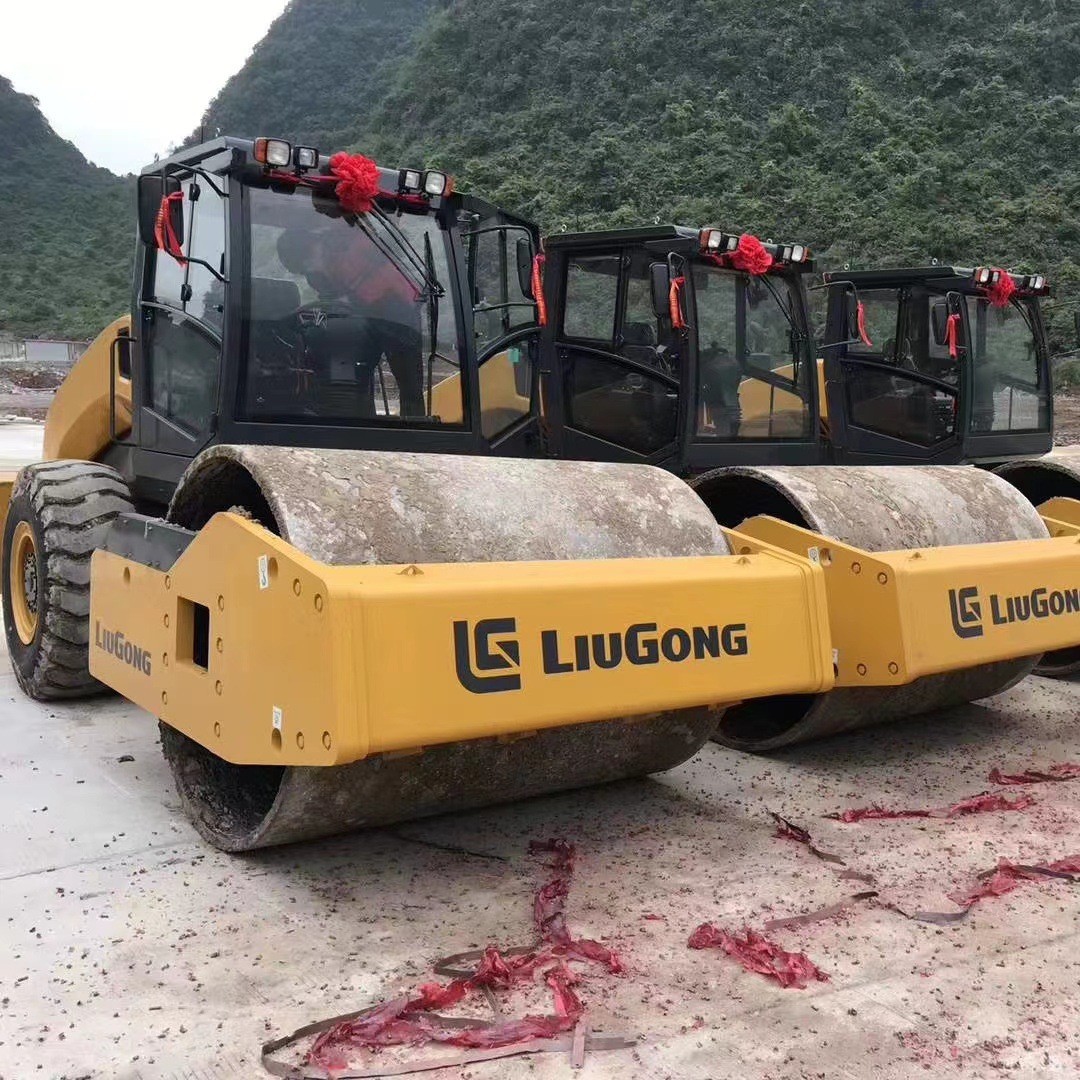 XCMG XS223JE (22T) 26T Shantou rodillo de acero usado 22 toneladas rodillo de carretera XS202J XS225