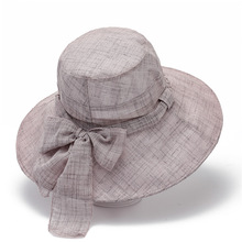 中老年人帽子夏季薄款妈妈渔夫帽女大沿遮阳帽折叠防晒太阳帽凉帽