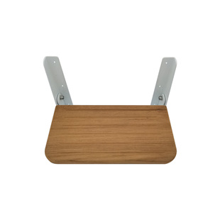 Teak Foot Pedal Storage White Paint Aluminum Material Marine Accessories Yacht Accessories Marine Hardware