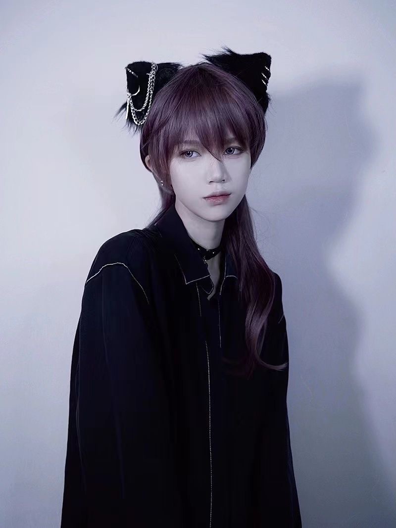 Punk Cat Ears Cat Ear Headband Halloween Costume Accessory Dark Style Hot Girl Sexy Headwear Animal Hair Clip