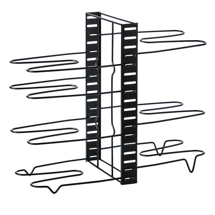 Marco de olla negro de 8 capas