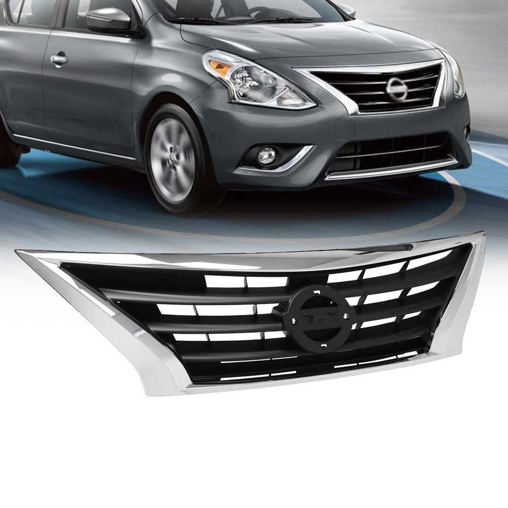 Aplicable a Nissan 14 - 19 años Sunshine delantero conjunto de malla central galvanizado parrilla de admisión central ventilación cara delantera image 2
