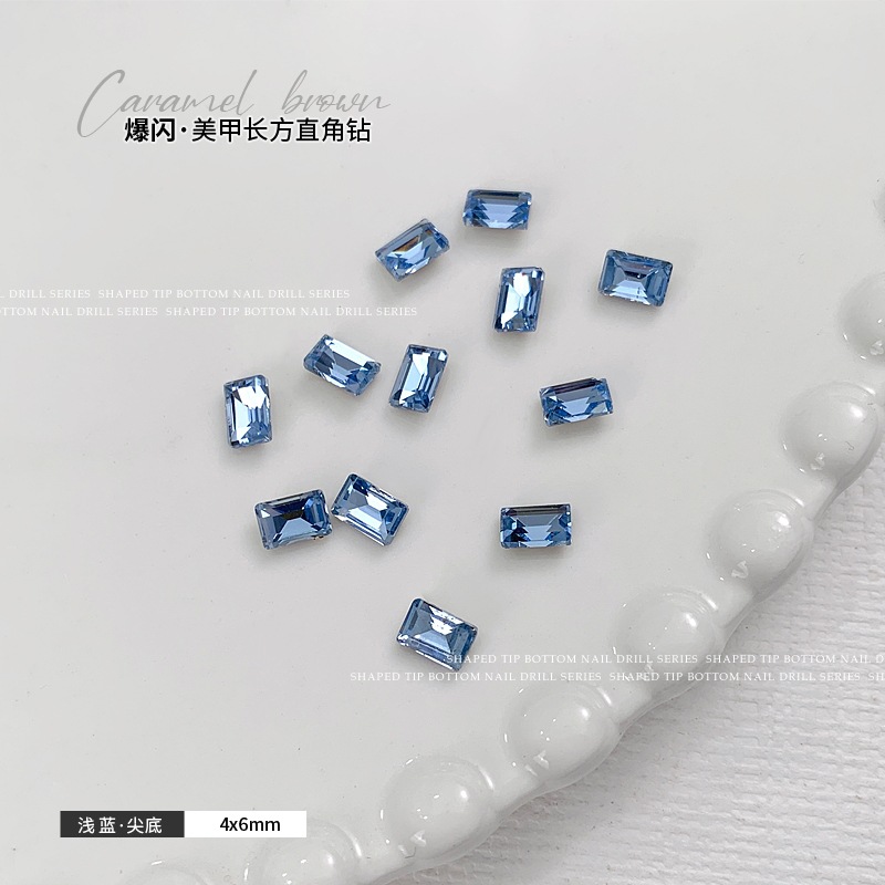 淺藍4x6mm 單顆