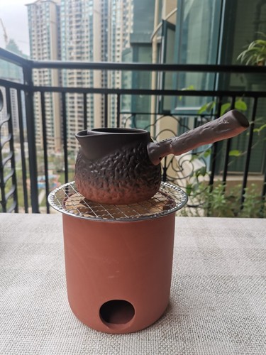 S588 Chaozhou red clay stove, charcoal stove, tea stove, teapot stove cover, coarse pottery pot, teapot stove, charcoal electric two