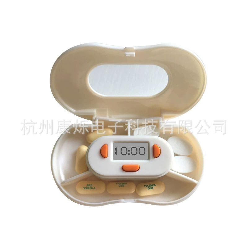 Фабрика оптовой портативной электронной интеллектуальной коробки медицины утром и вечером, чтобы напомнить пожилым людям регулярно принимать лекарства