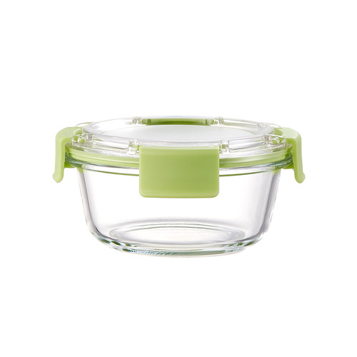 High-looking glass lunch box sealed fresh-keeping bowl lunch lunch box microwave office worker with rice separated fresh-keeping box
