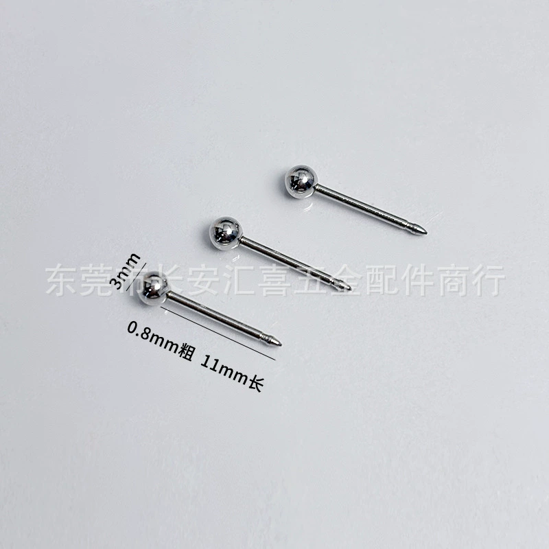 Earrings stainless steel, piercing, (Physicals)