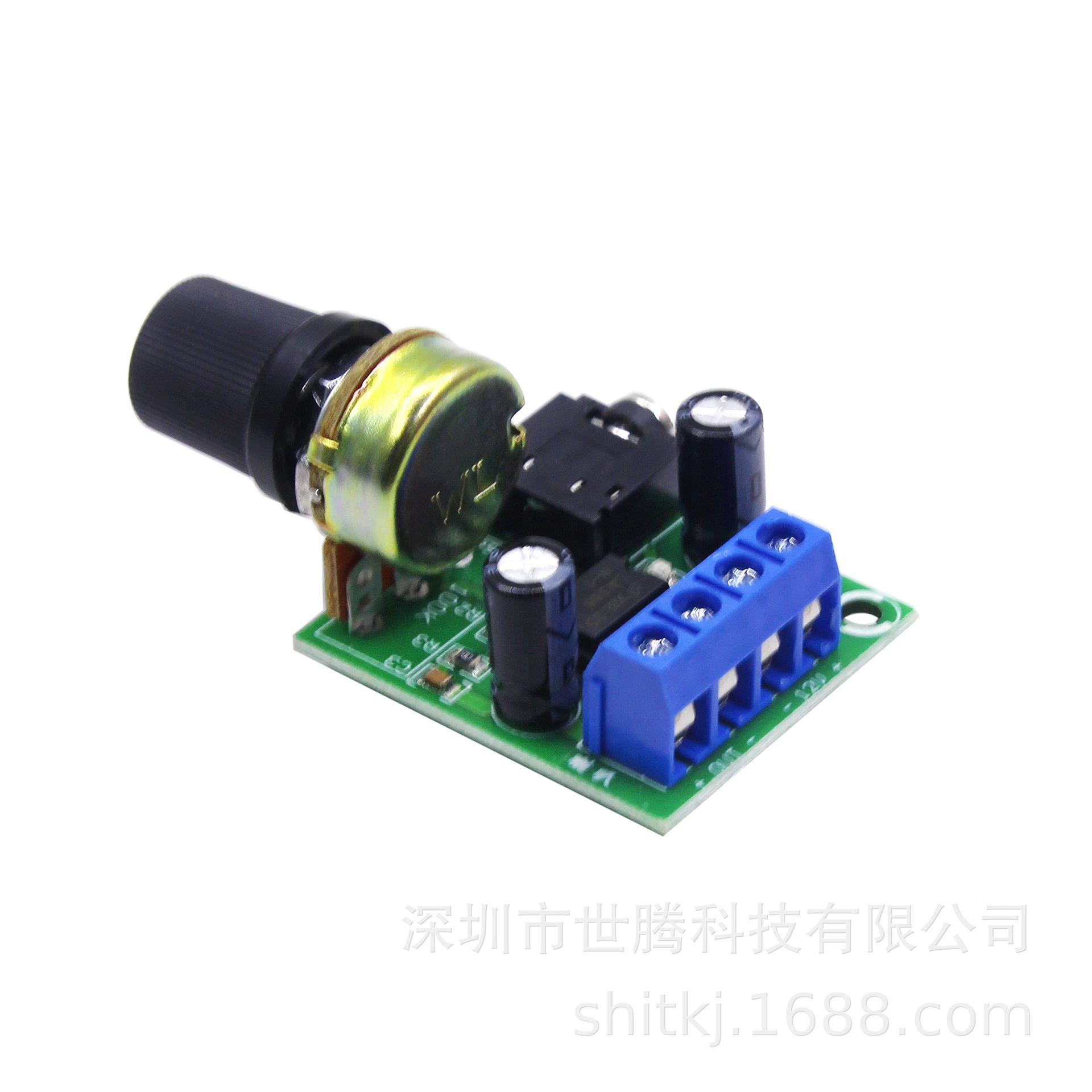 Миниатюрная плата усилителя мощности YX1667 LM386 может питать динамики мощностью 0,5-10 Вт, 3-12 В постоянного тока.