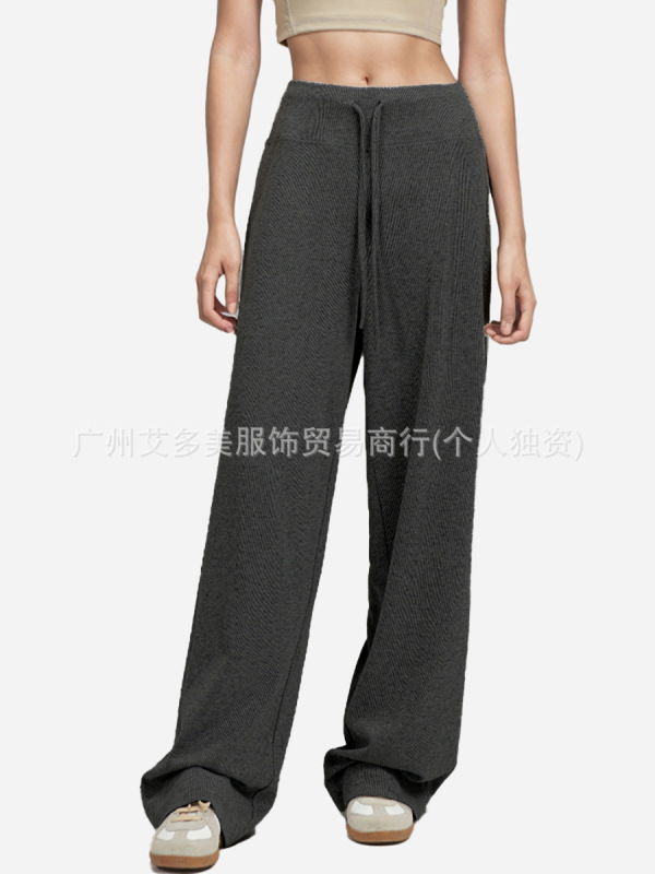 alo北美休闲宽松慵懒松弛垂感舒适Yoga松弛阔腿软糯直筒休闲瑜伽|undefined