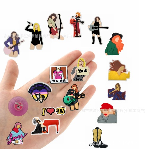 Tyler singer shoe hole shoe flower clip detachable decoration buckle lazy shoes lace buckle cross-border