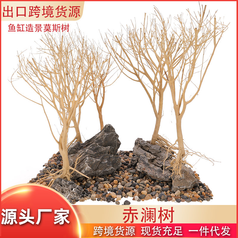 Fish tank landscaping mos chilan tree aquarium ecological water plant tank skeleton small branches small trees sunken wood wholesale