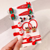 Children's Christmas red hair rope, hair accessory, hairgrip, hairpins for elderly