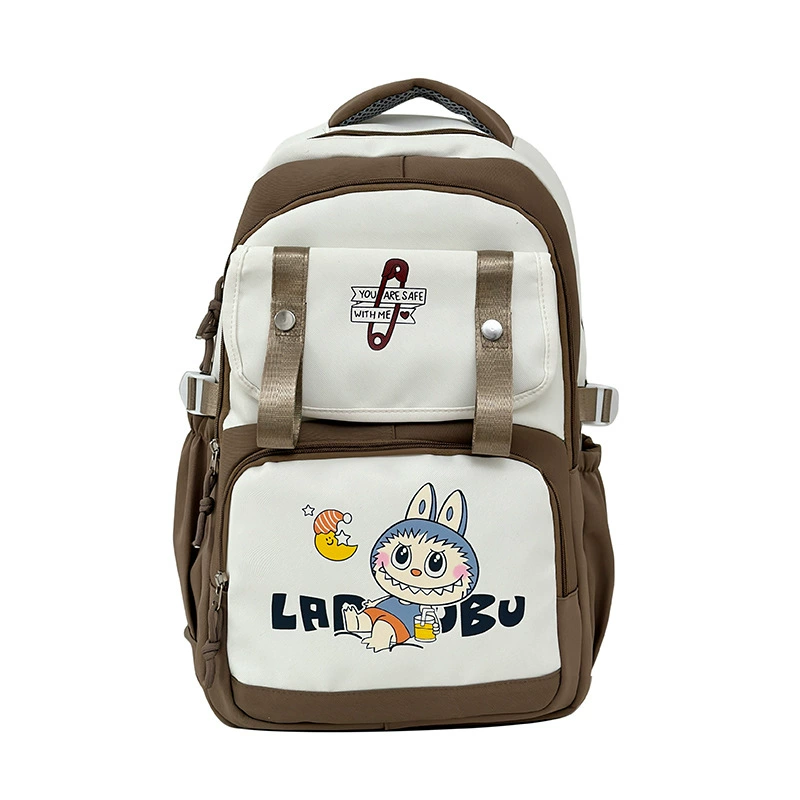 Fashionable school bag, capacious high quality backpack for leisure