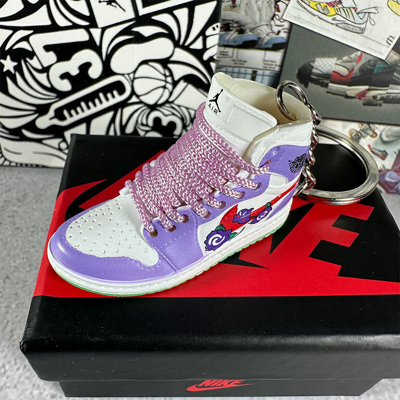 66.purple rose + box