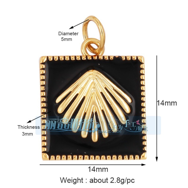 2g Weight Pendant Jewelry Making Type 18K Gold Plated Plating Material DIY Jewelry Accessories Classification 1 Piece Quantity Copper Material Scallop, Starfish, Conch Pattern All Seasons Season Marine Style Style 1 Piece Copper 18K Gold Plated Scallop Starfish Conch Pendant 16