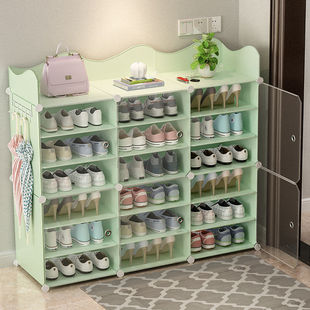 Shoe Rack Simple Shoe Cabinet Entrance Door High-End Home Rental Student Dormitory Small Multi-Layer Dust-Proof and Dust-Proof