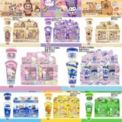 RPKかわいいアニメ保湿潤いリップクリーム唇紋死皮乾燥防止潤いハンドクリーム二合一セット