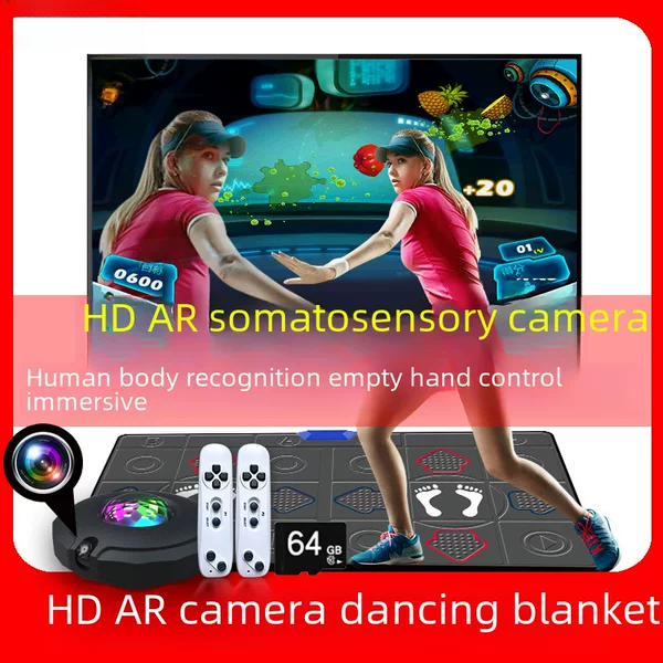 Cross-border Chinese English dance champion AR dance blanket HD Wireless Home dance blanket body sense game blanket running blanket
