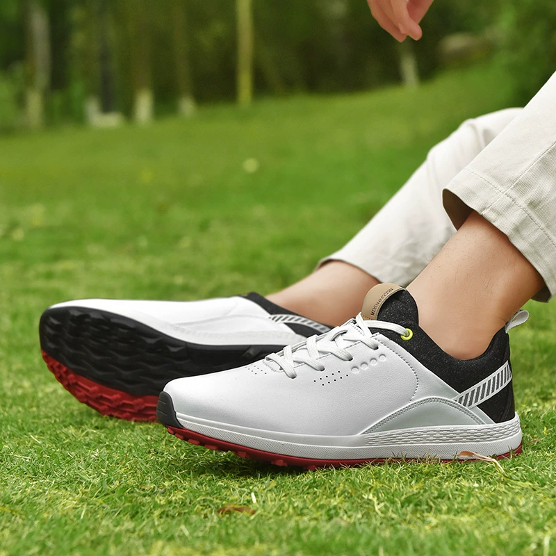 Обувь для гольфа водонепроницаемая, нескользящая, дышащая и удобная спортивная обувь, активные шипы, повседневные кроссовки, трансграничные большие размеры.