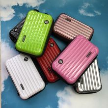 新款化妆包7寸行李箱PC硬壳洗漱小号斜挎晚宴旅行防水收纳小包包