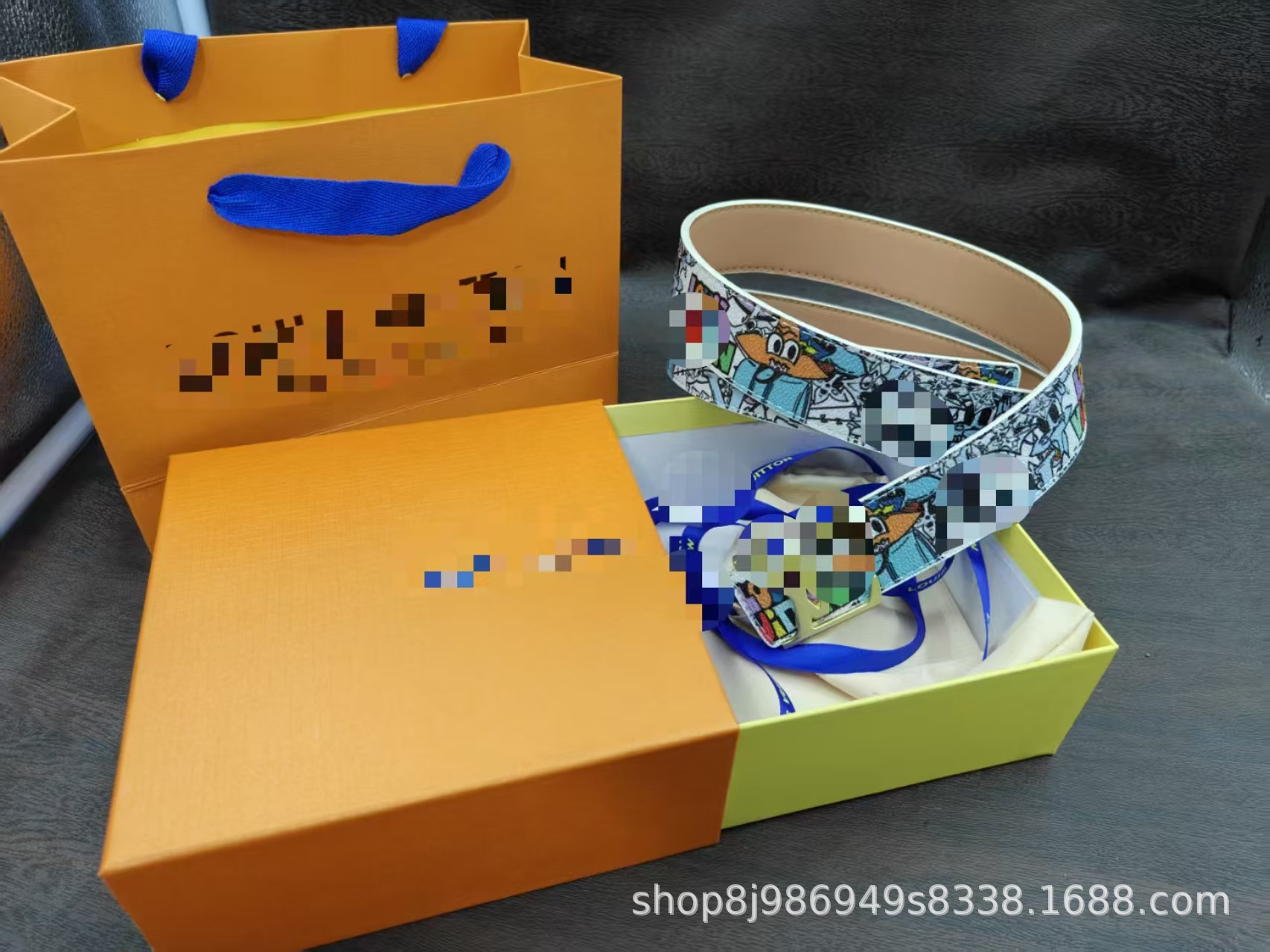 Patrick star gold buckle