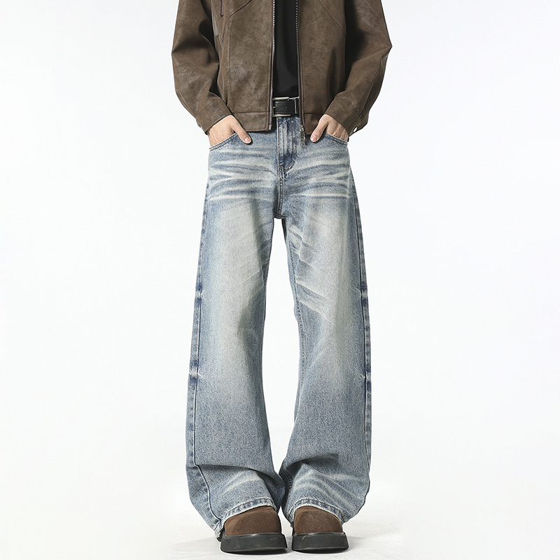 Boyfriend-Style Jeans, Loose and Comfortable, Everyday Casual Versatile Pants for Going Out Boyfriend-Style Jeans, Loose and Comfortable, Everyday Casual Versatile Pants for Going Out