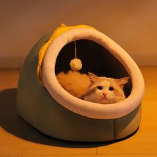 猫窝冬季保暖狗窝四季通用半封闭式猫床小猫屋睡觉的宠物猫咪用品