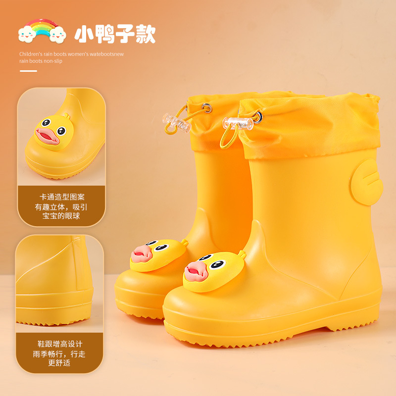 Children's Rain Boots for Boys and Girls Baby Children's Rain Boots Non-Slip Girdle Waterproof Children's Cartoon Neck Water Shoes for Students Children's Rain Boots for Boys and Girls Baby Children's Rain Boots Non-Slip Girdle Waterproof Children's Cartoon Neck Water Shoes for Students