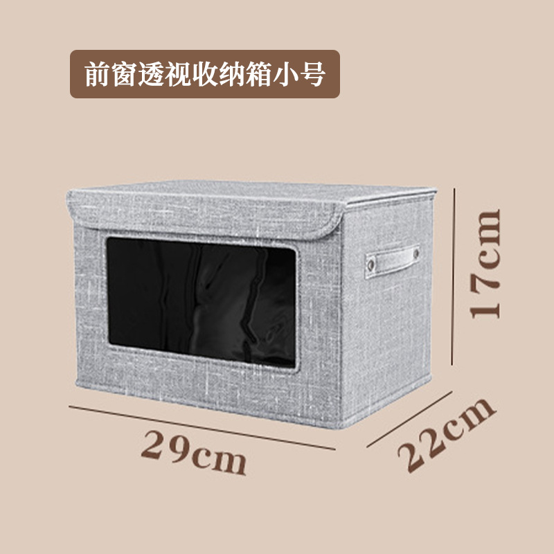 Caja de almacenamiento de algodón y lino transfronterizos con cubierta curva, caja de almacenamiento de cajas de almacenamiento de juguetes y ropa con cubierta plegable