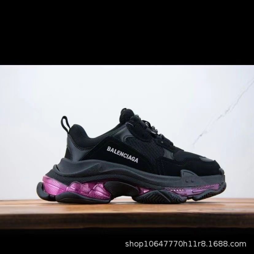 Putian Family Paris cojín de aire zapatos de papá tendencia retro zapatos de pareja hombres y mujeres zapatos deportivos casuales de suela gruesa