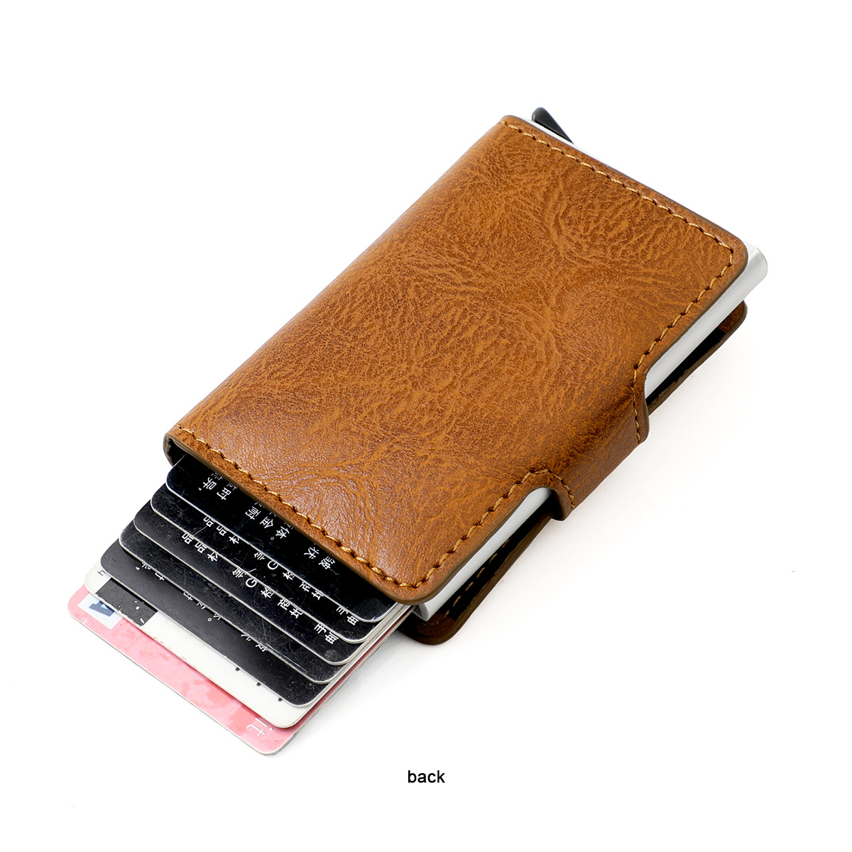 Wholesale Rfid Shielding Anti-theft Brush Ultra-thin Credit Card Aluminum Alloy Card Bag display picture 9