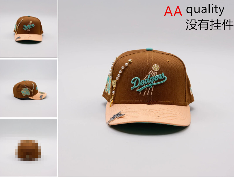 Comercio exterior transfronterizo al por mayor 2026 AA gorra de boca de pato bordado tridimensional ajustable gorra de hip-hop Yankees Dodgers