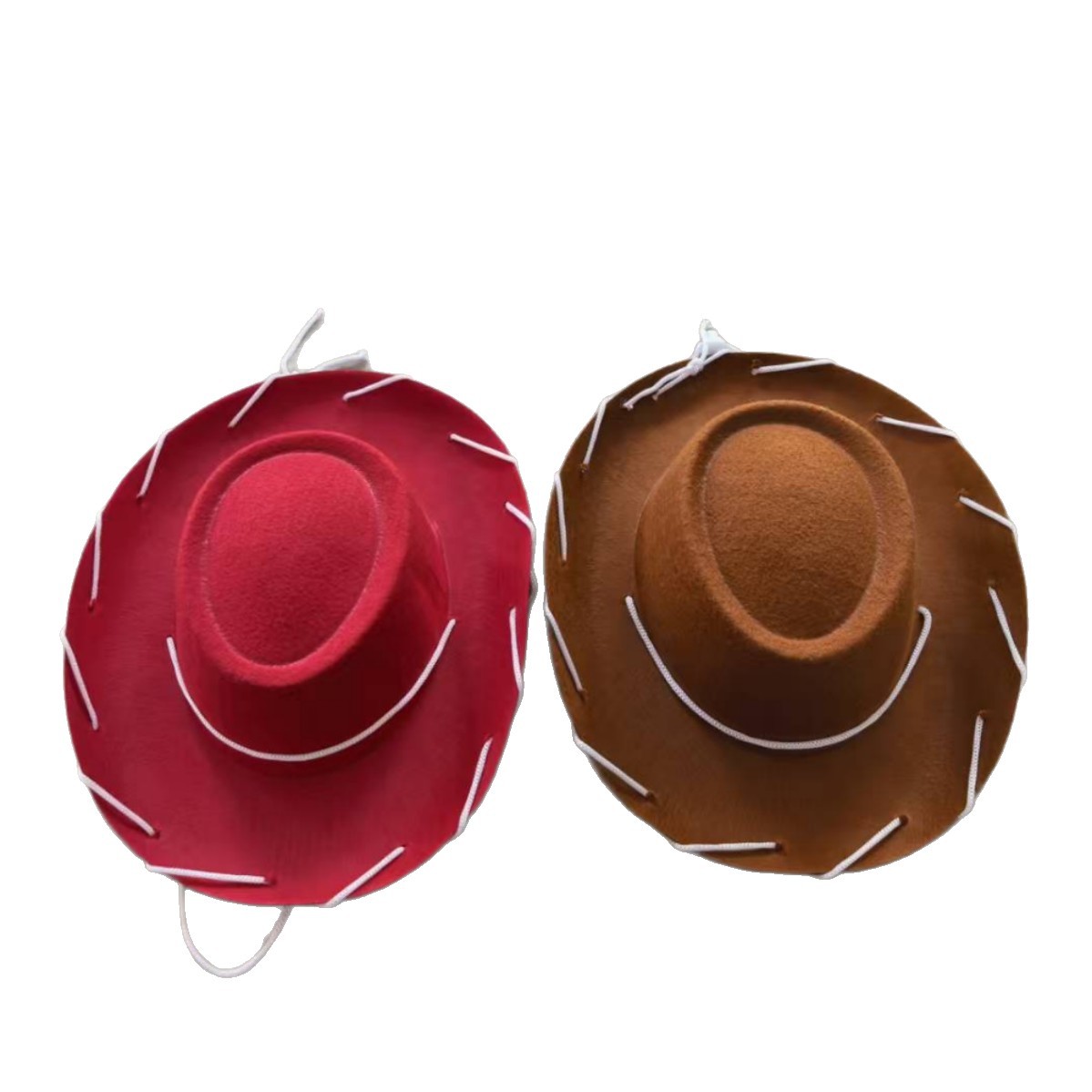 Sombreros de vaquero de cuerda, sombreros de vaquero para niños, no tejidos, corda, sombreros marrón, sombreros para niños, gran sombrero