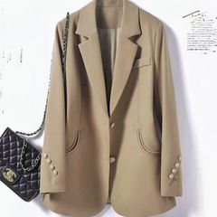 レトロスーツジャケットレディース秋婦人服韓国風初秋小柄秋スーツ超西洋風ヨーロッパ通勤
